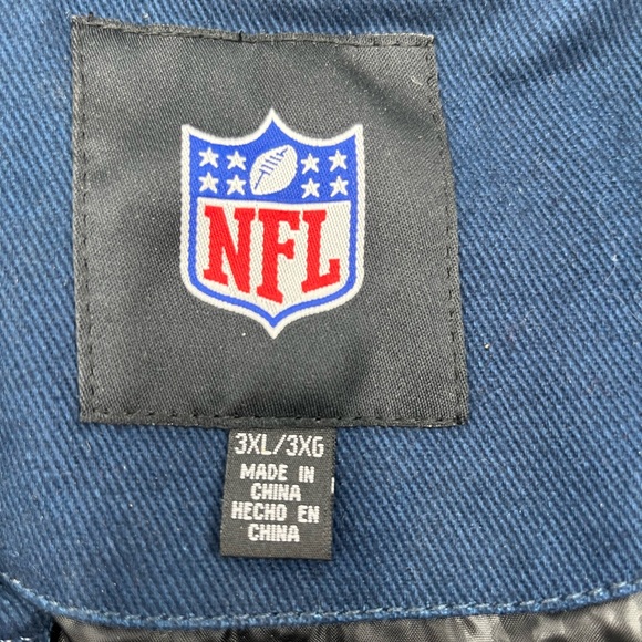 NWT New England Patriots All Embroidered Flame Jacket Size 3XL RARE - Picture 7 of 12